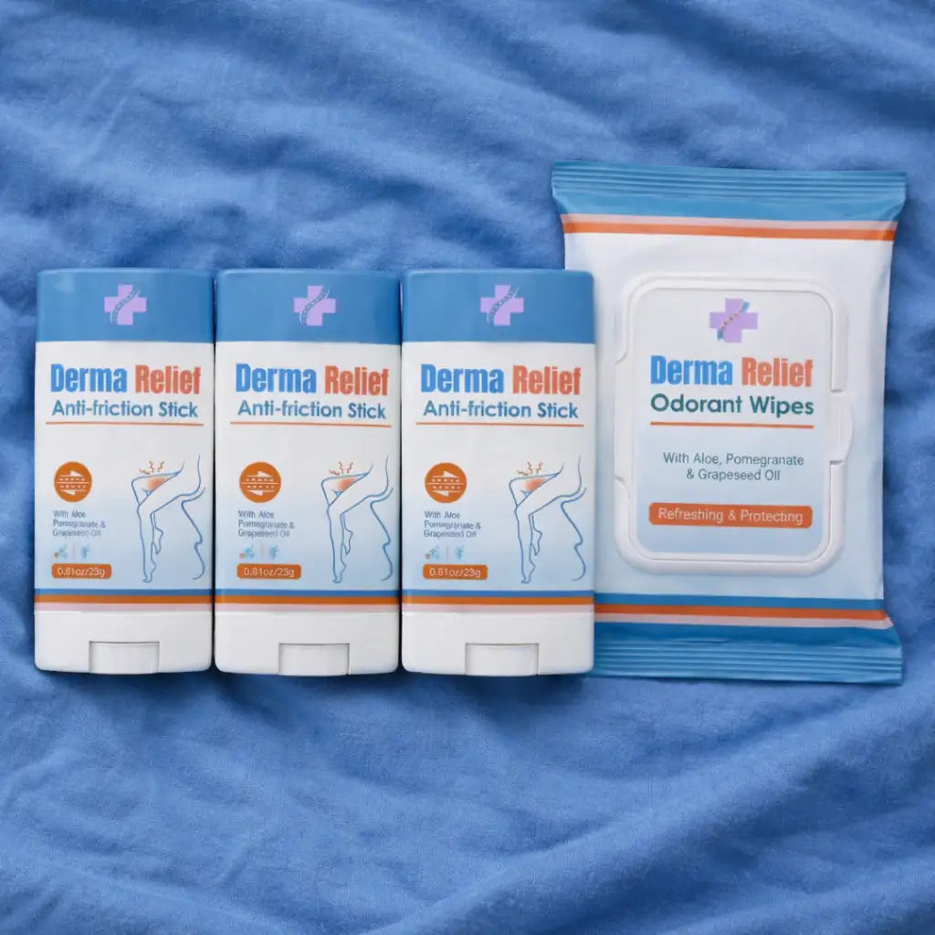 3x DermaRelief™ With Free Odorant Wipes